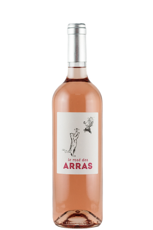chateau-des-arras-rose-french-wine-cat-label
